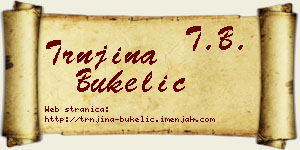 Trnjina Bukelić vizit kartica